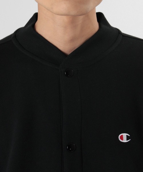 Champion(チャンピオン)の「【Champion/チャンピオン】 ロゴ刺繍 ワンポイント スウェット スナップボタン ジャケット(スウェット・メンズ・グレー/チャコールグレー/ブラック・XL/L/M)」の9枚目の写真