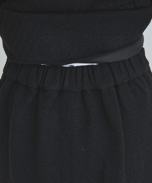 DRESS LAB(ドレスラボ)の「【セレモニースーツ/オフィスカジュアル】ツイードペプラムジャケット&スカート 2点セット(スーツセット・レディース・ネイビー/ブラック・L/S/M)」の12枚目の写真