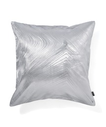 Francfranc（フランフラン）の「ベルベット ウェーブ クッションカバー 450×450 ライトグレー（017）（クッション/クッションカバー）」