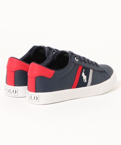 POLO RALPH LAUREN(ポロ ラルフ ローレン)の「《POLO RALPH LAUREN》GEOFF Ⅱ ジュニア(スニーカー・キッズ・ネイビー/ホワイト・4/4.5/5/3.5)」の4枚目の写真