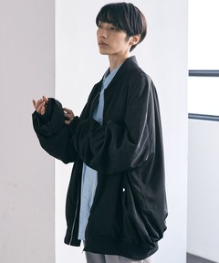 ビッグシルエットフェイクボアミリタリージャケット MF1842