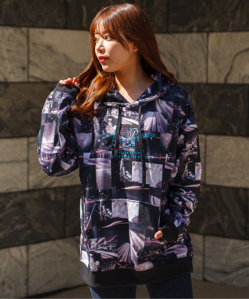 GGD（ジージーディー）の「総柄パーカー（パーカー）」 - WEAR