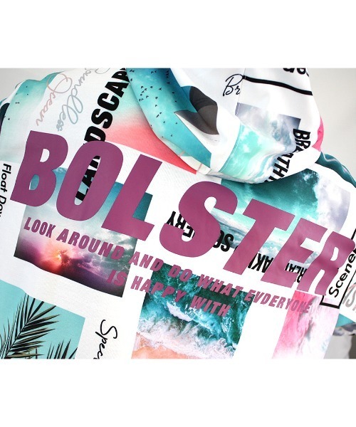 GGD（ジージーディー）の「総柄パーカー（パーカー・メンズ・ホワイト/グレー/オフホワイト/ブルー/ブラック・LL/L/M）」の8枚目の写真