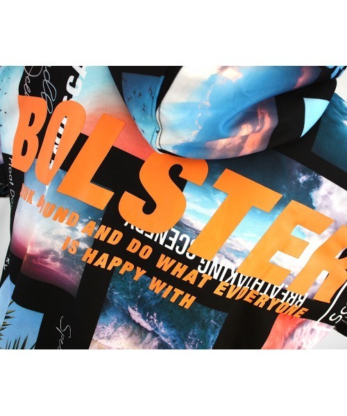 GGD（ジージーディー）の「総柄パーカー（パーカー・メンズ・ホワイト/グレー/オフホワイト/ブルー/ブラック・LL/L/M）」の11枚目の写真