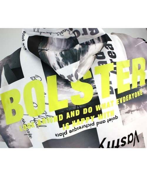 GGD（ジージーディー）の「総柄パーカー（パーカー・メンズ・ホワイト/グレー/オフホワイト/ブルー/ブラック・LL/L/M）」の14枚目の写真