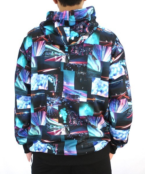 GGD（ジージーディー）の「総柄パーカー（パーカー・メンズ・ホワイト/グレー/オフホワイト/ブルー/ブラック・LL/L/M）」の19枚目の写真