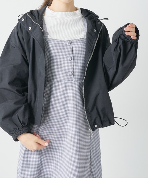 OLIVE des OLIVE（オリーブデオリーブ）の「王道マンパ（マウンテンパーカー・レディース・オフホワイト/ブルー系その他/ブラック/ベージュ・FREE）」の8枚目の写真