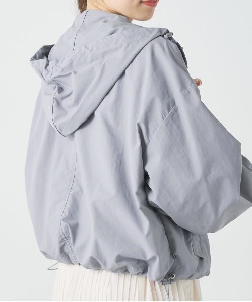 OLIVE des OLIVE（オリーブデオリーブ）の「王道マンパ（マウンテンパーカー・レディース・オフホワイト/ブルー系その他/ブラック/ベージュ・FREE）」の13枚目の写真