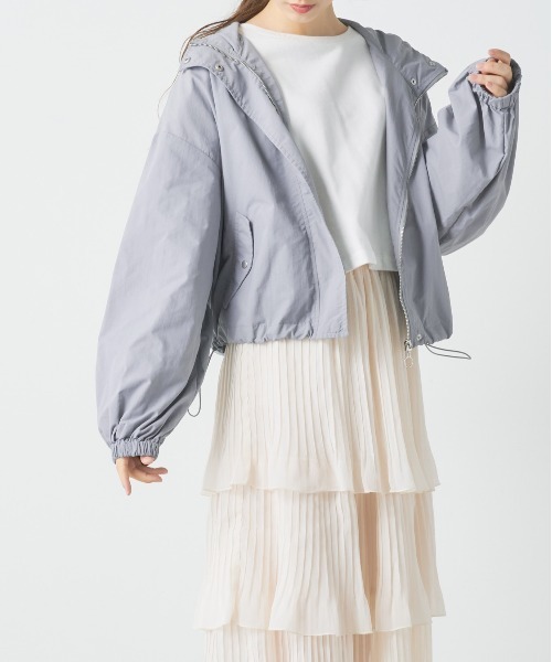 OLIVE des OLIVE（オリーブデオリーブ）の「王道マンパ（マウンテンパーカー・レディース・オフホワイト/ブルー系その他/ブラック/ベージュ・FREE）」の17枚目の写真