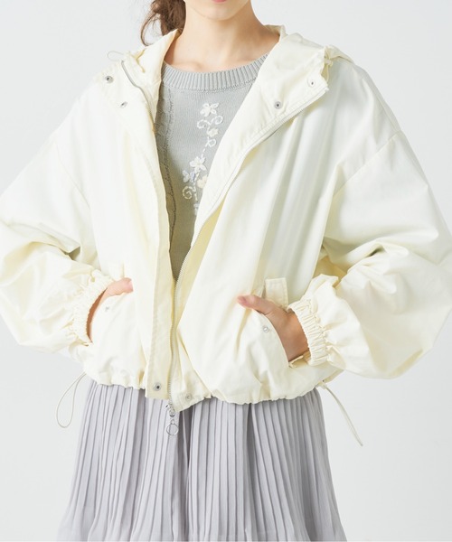 OLIVE des OLIVE（オリーブデオリーブ）の「王道マンパ（マウンテンパーカー・レディース・オフホワイト/ブルー系その他/ブラック/ベージュ・FREE）」の14枚目の写真