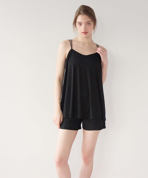 SEA DRESS（シードレス）の「キャミソール付ビキニ/水着4点セット（水着・レディース・キャメル/ブラック/ネイビー・S/M/L/LL）」の19枚目の写真