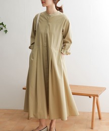 URBAN RESEARCH DOORS | コットンリヨセルフレアワンピース(ワンピース)