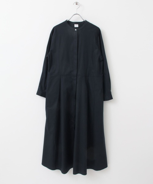 URBAN RESEARCH DOORS（アーバンリサーチドアーズ）の「コットンリヨセルフレアワンピース（ワンピース・レディース・ネイビー/グレー系その他/グリーン系その他/ピンクベージュ・ONE）」の20枚目の写真