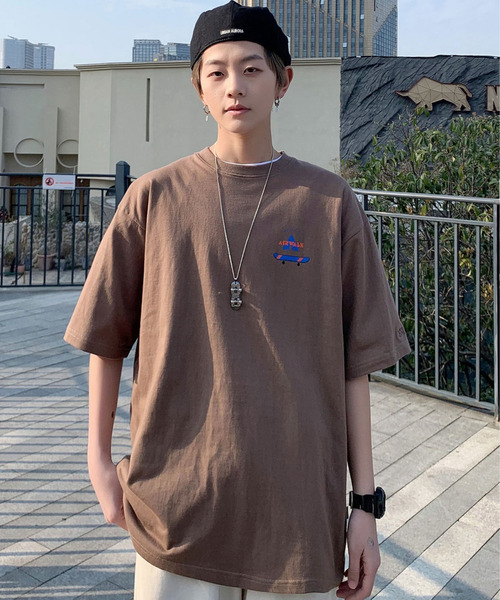 AIRWALK（エアウォーク）の「【neos -addictive design-】TOMOWAKA×AIR WALK ともわか エアウォーク ビッグシルエット バックプリント 半袖 Tシャツ（Tシャツ/カットソー・メンズ・ホワイト/ブラック/ベージュ/パープル/オフホワイト/ホワイト系その他・MEDIUM/LARGE）」の16枚目の写真