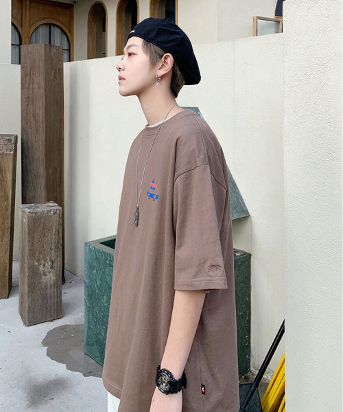 AIRWALK（エアウォーク）の「【neos -addictive design-】TOMOWAKA×AIR WALK ともわか エアウォーク ビッグシルエット バックプリント 半袖 Tシャツ（Tシャツ/カットソー・メンズ・ホワイト/ブラック/ベージュ/パープル/オフホワイト/ホワイト系その他・MEDIUM/LARGE）」の13枚目の写真