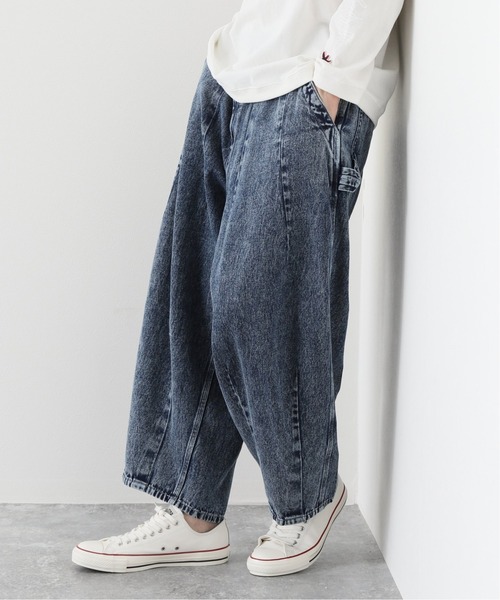 B.C STOCK(ベーセーストック)の「PAINTER ブカパンツ(その他パンツ・メンズ・ブラック/ネイビー・SMALL/MEDIUM/LARGE)」の2枚目の写真