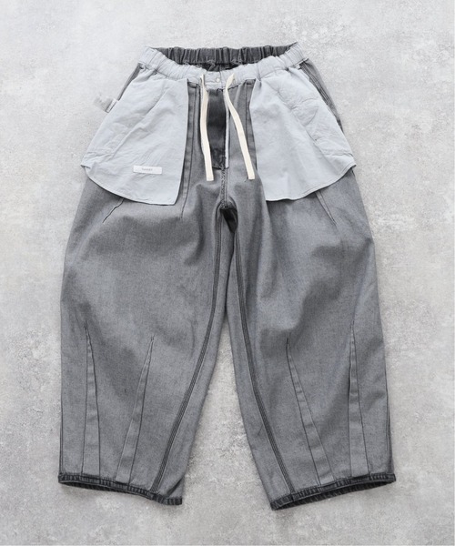 B.C STOCK(ベーセーストック)の「PAINTER ブカパンツ(その他パンツ・メンズ・ブラック/ネイビー・SMALL/MEDIUM/LARGE)」の6枚目の写真