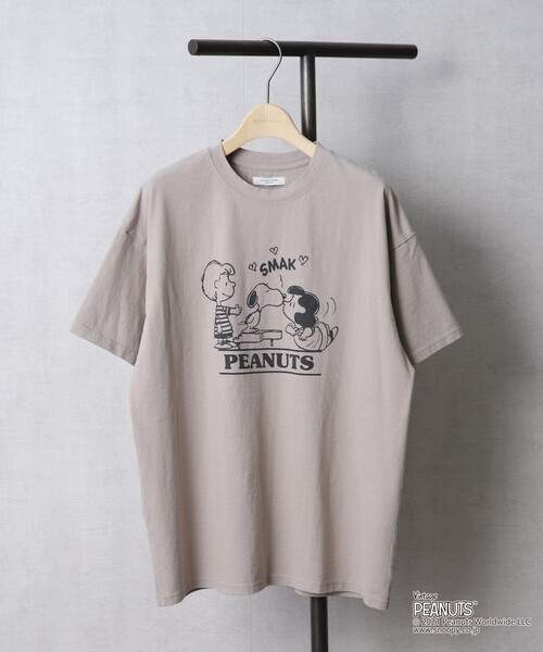 セール Web限定 Peanuts ピーナッツ Smak Tee 別注スヌーピーイラストtシャツ アニメプリント Tシャツ カットソー Freak S Store フリークスストア のファッション通販 Zozotown