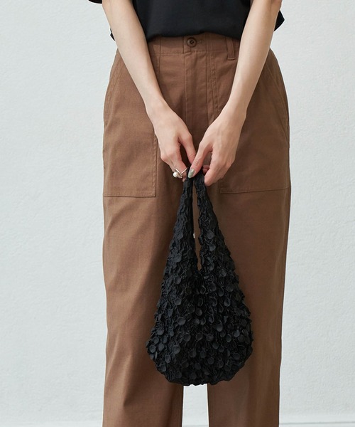 ROPE' PICNIC（ロペピクニック）の「ドットストレッチエコバッグ（エコバッグ/サブバッグ・レディース・イエロー系その他2/ブラウン/ピンク/ライトグリーン/グリーン/ブラック・FREE）」の2枚目の写真