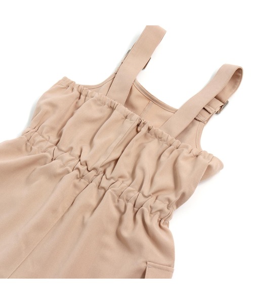 JENNI love（ジェニィラブ）の「カーゴポケットサロペ（サロペット/オーバーオール・キッズ・ブラック/ベージュ/カーキ・130cm/140cm/150cm/160cm）」の11枚目の写真