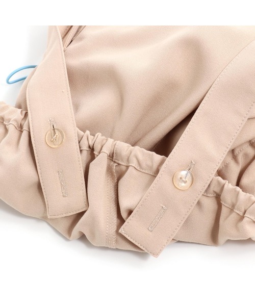 JENNI love（ジェニィラブ）の「カーゴポケットサロペ（サロペット/オーバーオール・キッズ・ブラック/ベージュ/カーキ・130cm/140cm/150cm/160cm）」の15枚目の写真