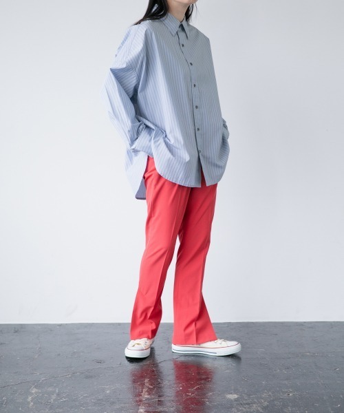 LOWRYS FARM（ローリーズファーム）の「21SSサイドスリットパンツ　937999（スラックス・レディース・ブラック/パープル/レッド/カーキ/ブルー/ブラウン/グリーン・MEDIUM/LARGE/SMALL）」の18枚目の写真