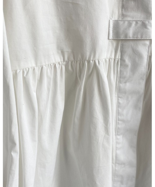 She's Closet（シーズクローゼット）の「バンドカラーフレアチュニックシャツ（シャツ/ブラウス・レディース・ホワイト/ライトブルー/ブラック/ボルドー/ベージュ/ネイビー・FREE）」の21枚目の写真