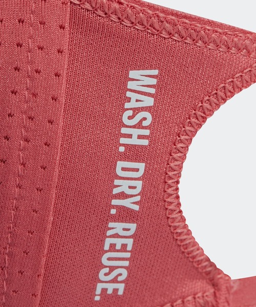 adidas（アディダス）の「フェイスカバー 3枚組（XS/S）[FACE COVERS XS/S 3-PACK] アディダス（マスク・キッズ・ピンク/マルチ・FREE）」の7枚目の写真