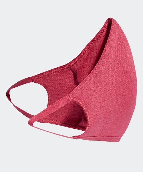 adidas（アディダス）の「フェイスカバー 3枚組（XS/S）[FACE COVERS XS/S 3-PACK] アディダス（マスク・キッズ・ピンク/マルチ・FREE）」の5枚目の写真