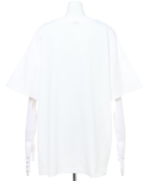 INGNI(イング)の「4段ロゴチュニックTシャツ(Tシャツ/カットソー・レディース・グリーン/ホワイト×ブラック/スミクロ・M)」の6枚目の写真