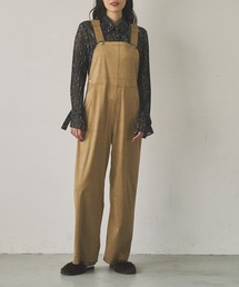 audrey and john wad（オードリーアンドジョンワッド）の「【Audrey and John Wad】フェイクスエード オーバーオール（サロペット/オーバーオール）」