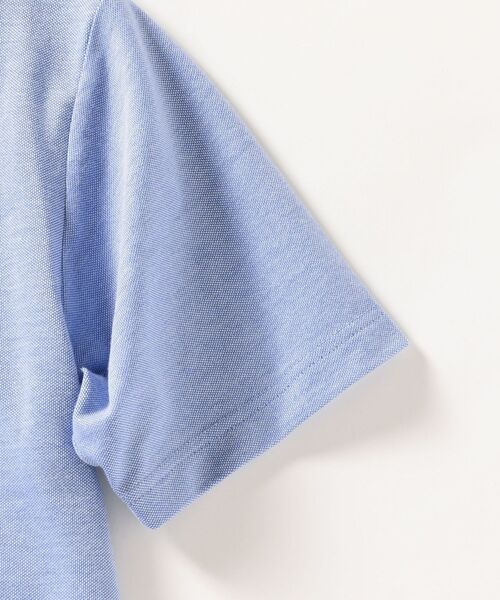 gim（ジム）の「【SHIPS any 別注】gim×DR.C医薬　ハイドロ銀チタン 加工 スキッパー ポロシャツ◇（ポロシャツ・メンズ・ブラック/オフホワイト/ブルー/コバルトブルー・SMALL/MEDIUM/LARGE/X-LARGE）」の20枚目の写真