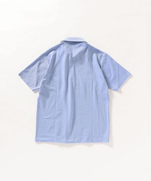 gim（ジム）の「【SHIPS any 別注】gim×DR.C医薬　ハイドロ銀チタン 加工 スキッパー ポロシャツ◇（ポロシャツ・メンズ・ブラック/オフホワイト/ブルー/コバルトブルー・SMALL/MEDIUM/LARGE/X-LARGE）」の22枚目の写真