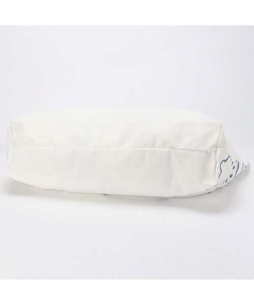 LACOSTE（ラコステ）の「ビーチ パック ビッグプリントビーチバッグ（トートバッグ・レディース・ホワイト/ピンクベージュ・FREE）」の4枚目の写真