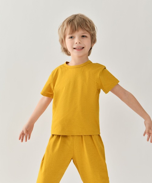 ALWAYS（オルウェイズ）の「キッズ無地 Tシャツ（Tシャツ/カットソー・キッズ・ブルー/ホワイト/ピンク/イエロー・120/140/100/130/110）」の9枚目の写真