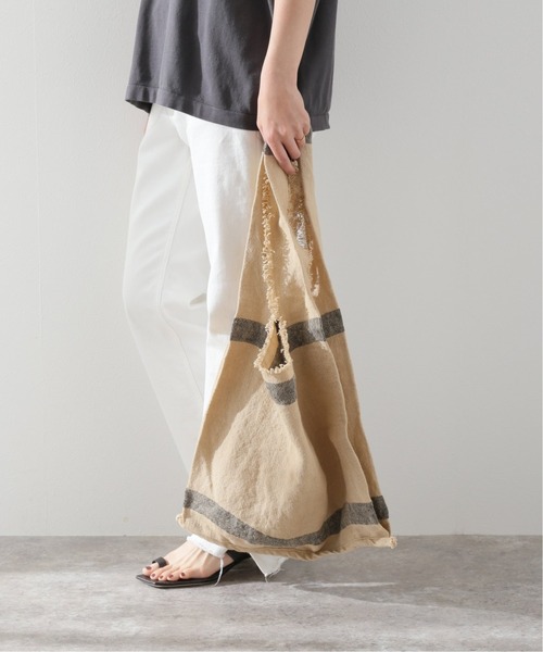 リネンLOOMER LINEN CANVAS BAG BODER