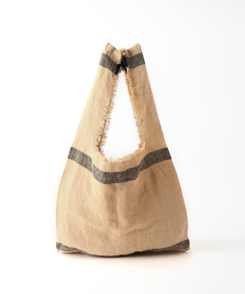リネンLOOMER LINEN CANVAS BAG BODER