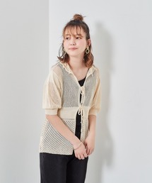 cepo | ２ＷＡＹパフスリーブニット(カーディガン/ボレロ)