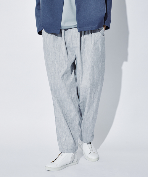 MYSELF ABAHOUSE（マイセルフアバハウス）の「【MYSELF ABAHOUSE】DRYMIX ルーズ ワイド テーパード パンツ（その他パンツ・メンズ・ブラック/ネイビー/グレー/インディゴブルー/モカ・46/48）」の3枚目の写真