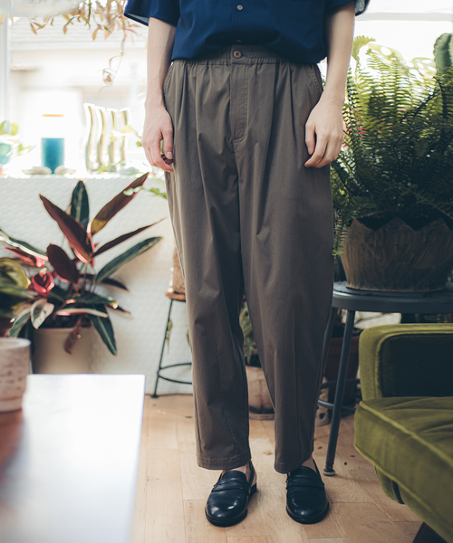 MYSELF ABAHOUSE（マイセルフアバハウス）の「【MYSELF ABAHOUSE】DRYMIX ルーズ ワイド テーパード パンツ（その他パンツ・メンズ・ブラック/ネイビー/グレー/インディゴブルー/モカ・46/48）」の4枚目の写真