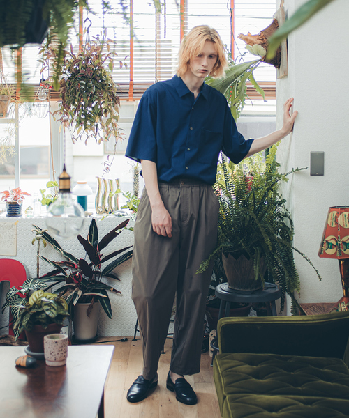 MYSELF ABAHOUSE（マイセルフアバハウス）の「【MYSELF ABAHOUSE】DRYMIX ルーズ ワイド テーパード パンツ（その他パンツ・メンズ・ブラック/ネイビー/グレー/インディゴブルー/モカ・46/48）」の6枚目の写真