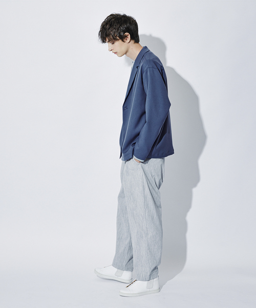 MYSELF ABAHOUSE（マイセルフアバハウス）の「【MYSELF ABAHOUSE】DRYMIX ルーズ ワイド テーパード パンツ（その他パンツ・メンズ・ブラック/ネイビー/グレー/インディゴブルー/モカ・46/48）」の7枚目の写真