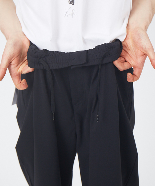 MYSELF ABAHOUSE（マイセルフアバハウス）の「【MYSELF ABAHOUSE】DRYMIX ルーズ ワイド テーパード パンツ（その他パンツ・メンズ・ブラック/ネイビー/グレー/インディゴブルー/モカ・46/48）」の19枚目の写真