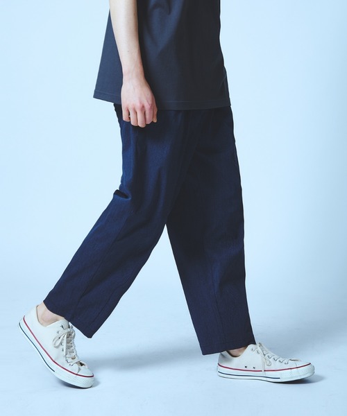 MYSELF ABAHOUSE（マイセルフアバハウス）の「【MYSELF ABAHOUSE】DRYMIX ルーズ ワイド テーパード パンツ（その他パンツ・メンズ・ブラック/ネイビー/グレー/インディゴブルー/モカ・46/48）」の5枚目の写真