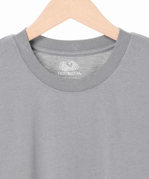 FRUIT OF THE LOOM(フルーツオブザルーム)の「【FRUIT OF THE LOOM】表撥水裏吸水 Tシャツ(Tシャツ/カットソー・メンズ・ホワイト/グレー/ブラック・LL/M/L)」の9枚目の写真