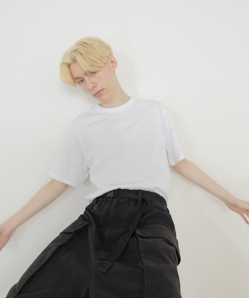 FRUIT OF THE LOOM(フルーツオブザルーム)の「【FRUIT OF THE LOOM】表撥水裏吸水 Tシャツ(Tシャツ/カットソー・メンズ・ホワイト/グレー/ブラック・LL/M/L)」の12枚目の写真