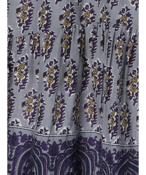 CRAFT STANDARD BOUTIQUE(クラフトスタンダードブティック)の「インドコットン マーメード切り替えスカート *◇(スカート・レディース・ベージュ/グレー・FREE)」の16枚目の写真