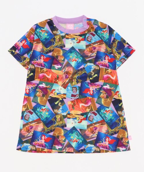 5435k ワンピース Disney ディズニー のファッション ワンピース ディズニー シーン総柄ワンピース