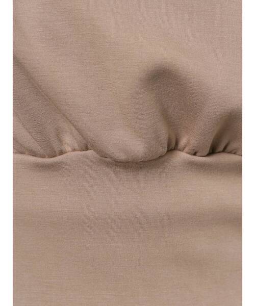 dazzlin（ダズリン）の「ダンボールカットコンパクトトップス（Tシャツ/カットソー・レディース・ブラウン/グレー/オフホワイト・FREE）」の7枚目の写真