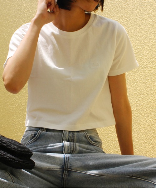 one way（ワンウェイ）の「【oneway Jeans】バタフライTシャツ（Tシャツ/カットソー・レディース・ホワイト/ブラック/ダークグリーン/パープル/ダークパープル/ホワイト系その他/ライトブルー・FREE）」の8枚目の写真